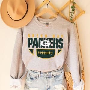 Green Bay Packer Sweatshirt Green Bay Football Sweater Fans Gift